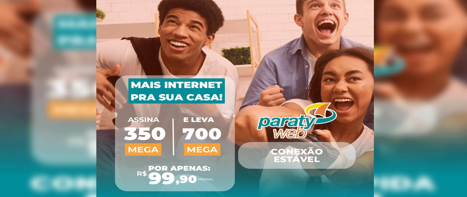 Mais internet na sua casa